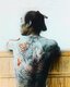 Japan: Tattooed Japanese man, late 19th century, c. 1890s, T. Enami